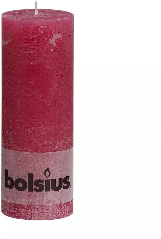 Bolsius Bougie rustique 190 x 68 mm fuchsia
