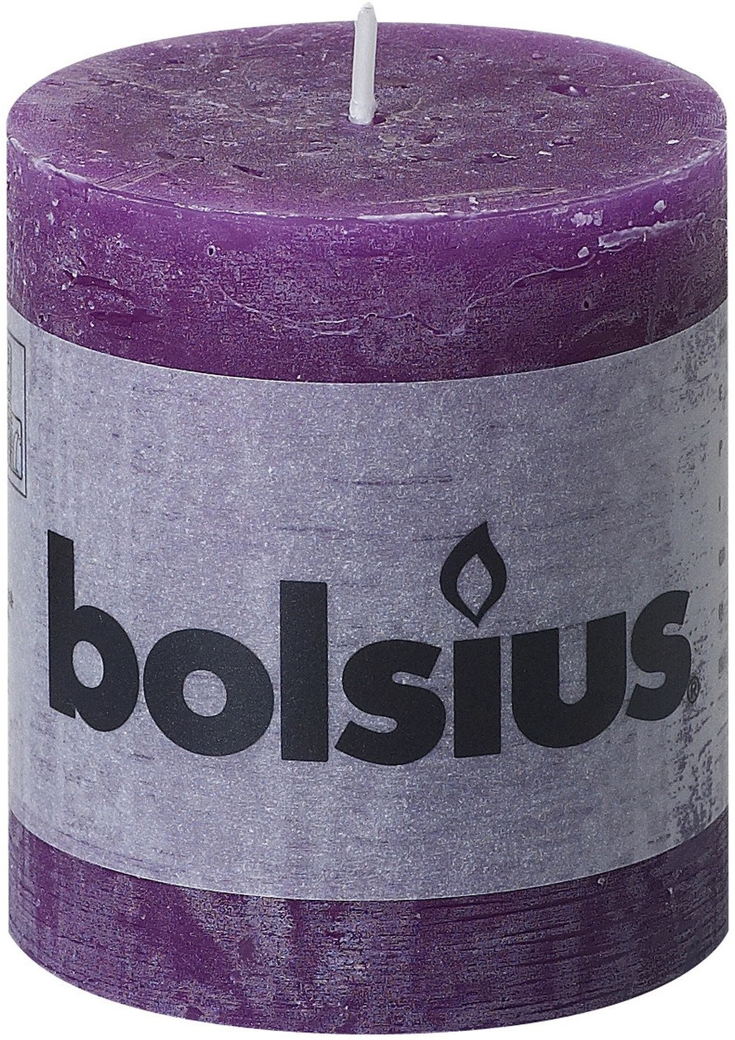 Bolsius Bougie rustique 80 x 68 mm violet