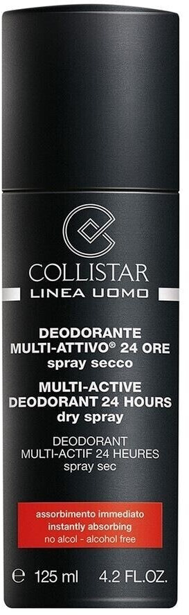 Collistar Man Multi-Active Deodorant  24 hours dry spray (125ml)