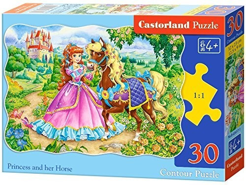 Castorland Prinzessin und ihr Pferd (30 Teile)