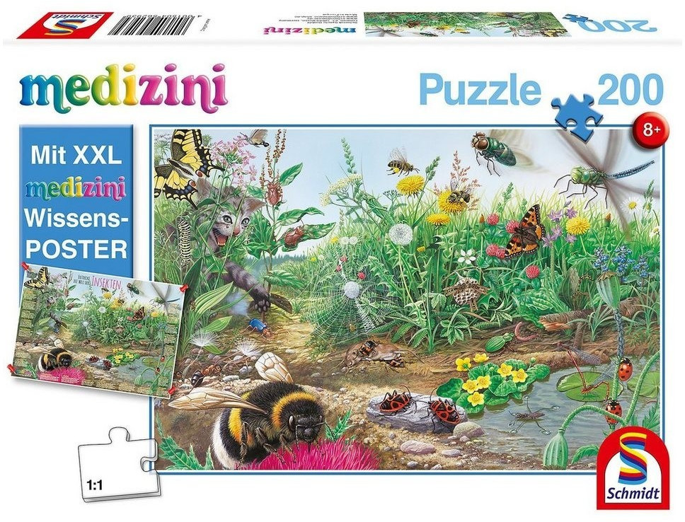 Schmidt Medizini Entdecke die Welt der Insekten (200 Teile)