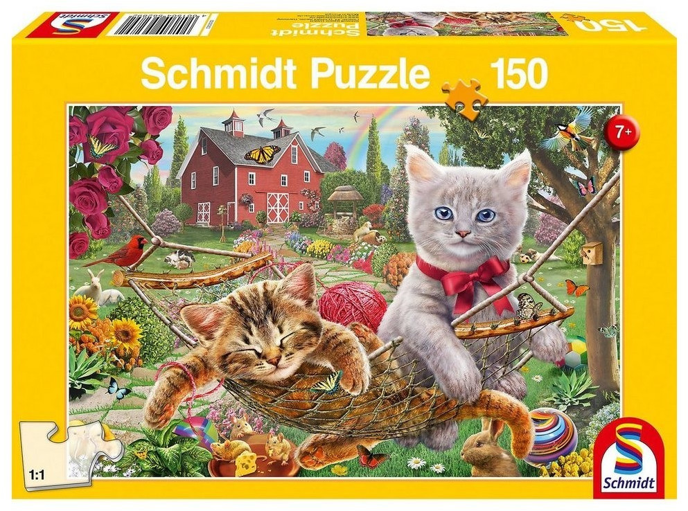 Schmidt K√§tzchen im Garten (150 Teile)