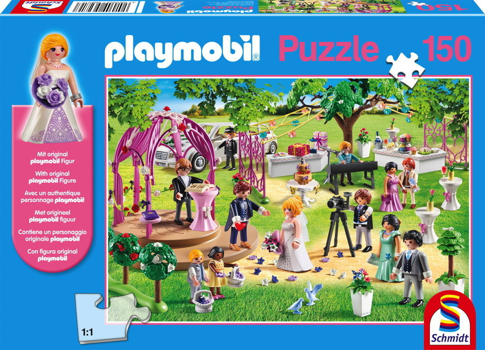 Schmidt Playmobil Hochzeit (150 Teile)