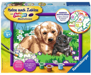 Ravensburger Malen Nach Zahlen Hund Und Katze 27789 Ab 15 99