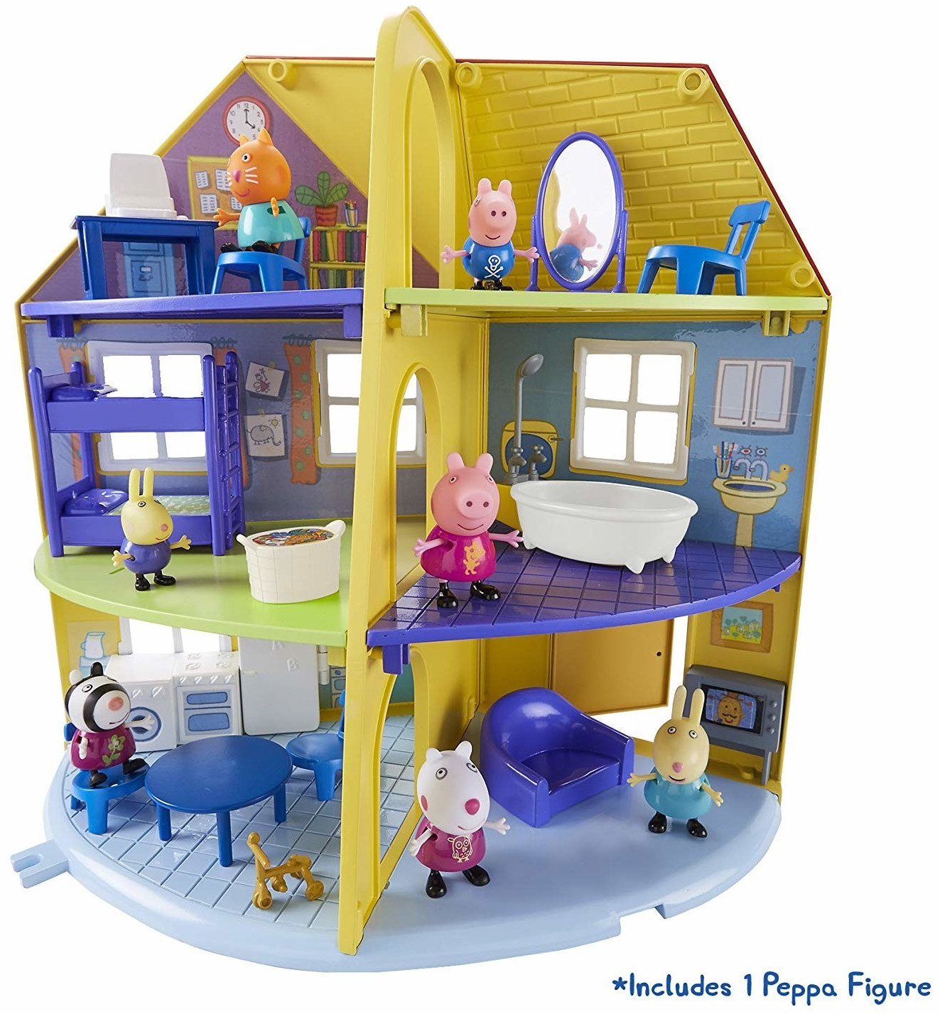 Peppa pig house set discount