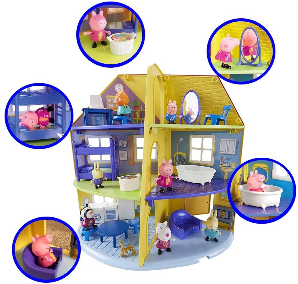 Peppa pig family home playset online