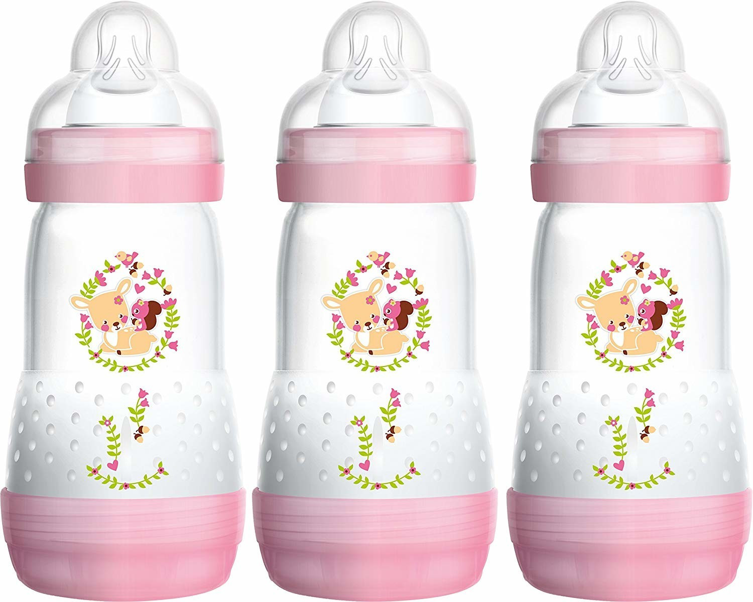 MAM Easy Start anti-colique 260 ml rose (x3)