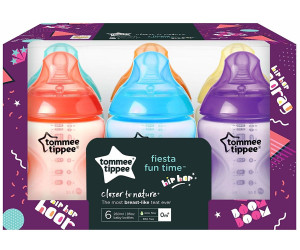 Buy Tommee Tippee Closer To Nature Fiesta Bottles 260ml 6 Pack From 16 40 Today Best Deals On Idealo Co Uk