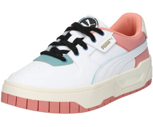 Puma Cali Sport chunky trainers in white and coral