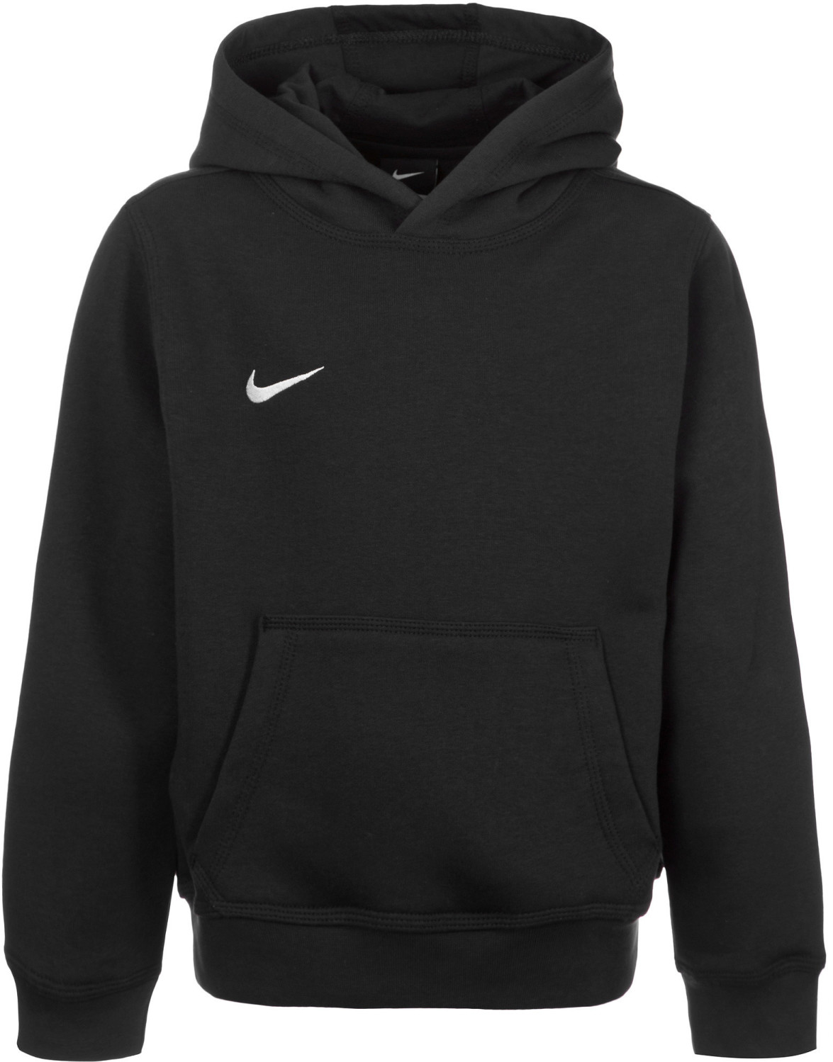 nike team club hoodie black