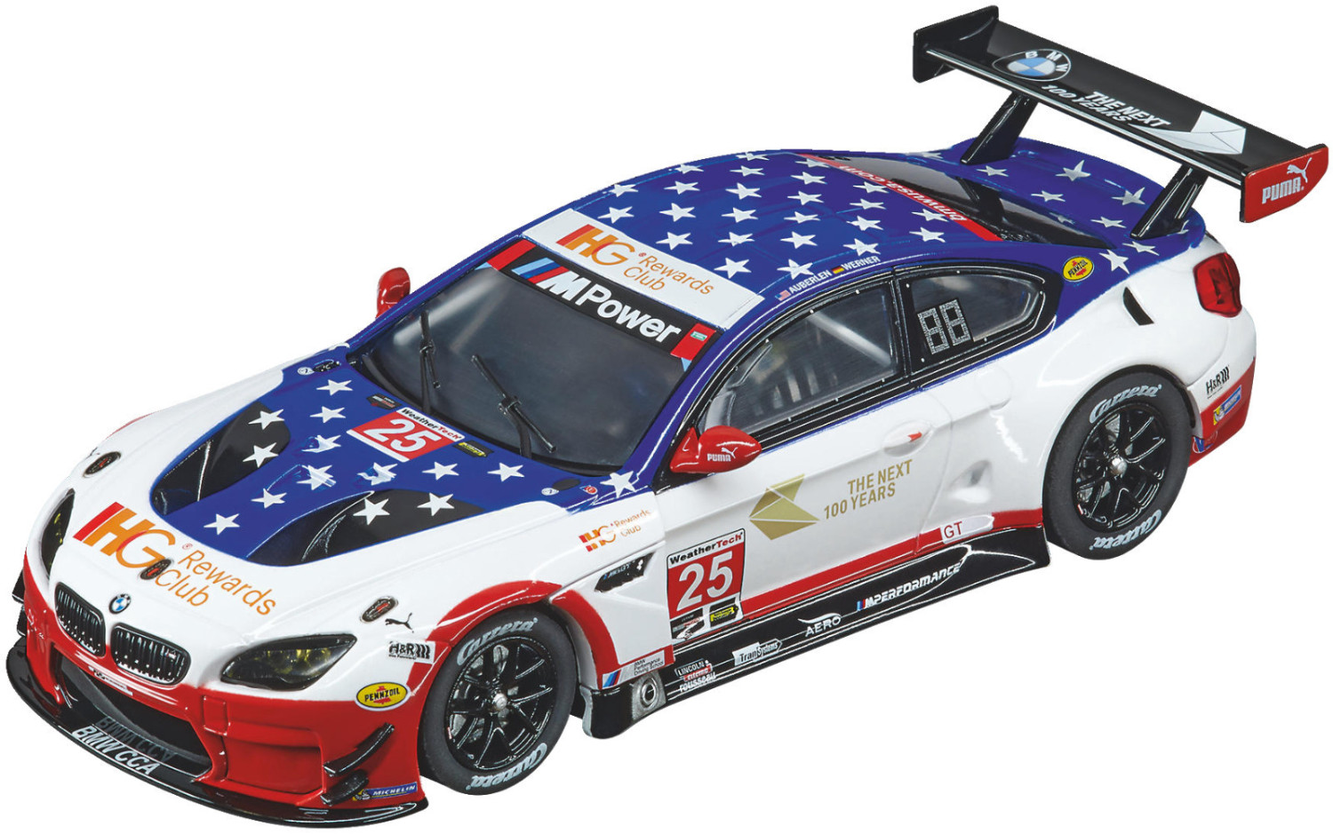 Carrera Digital 132 BMW M6 GT3 Team RLL No.25 30811