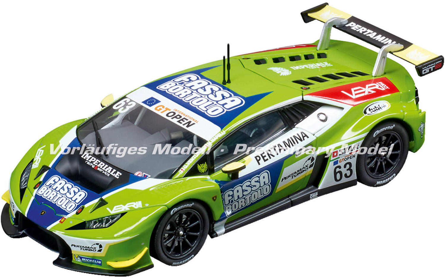 Carrera Digital 132 Lamborghini Huracan GT3 Imperiale Racing Team No.63 30864
