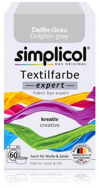 Simplicol Textilfarbe expert Delfin-Grau