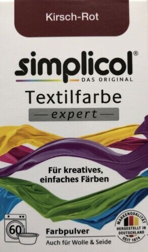 Simplicol Textilfarbe expert Kirsch-Rot ab € 3,75 | Preisvergleich bei