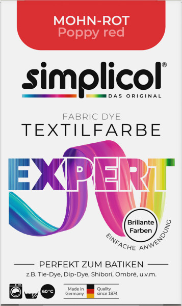Simplicol Textilfarbe expert Mohn-Rot, Bild 4