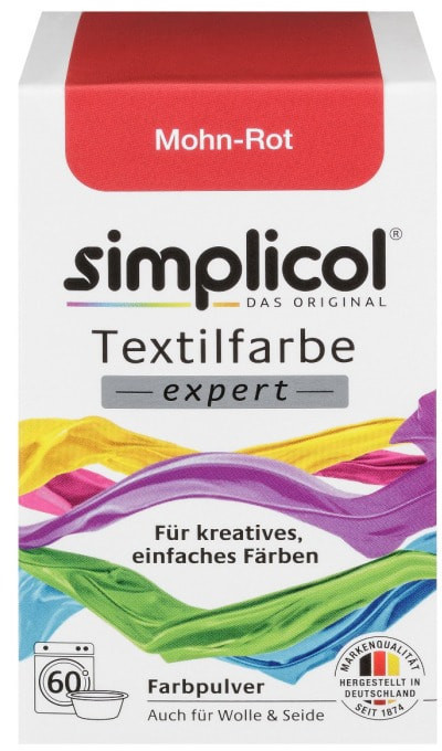 Simplicol Textile-Colour expert Poppy Red