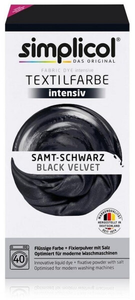 Simplicol Textilfarbe intensiv Samt-Schwarz