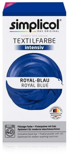 Simplicol Textilfarbe intensiv Royal-Blau