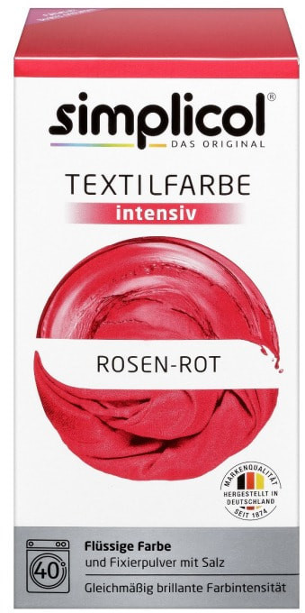 Simplicol Textile Colour intensive Rose Red
