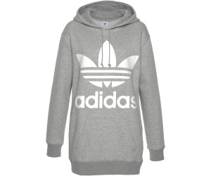 adidas trefoil hoodie damen grau