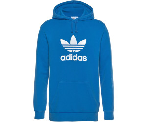adidas trefoil hoodie blau