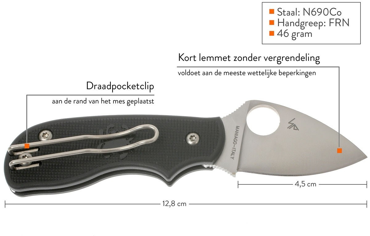 Spyderco Squeak (black)