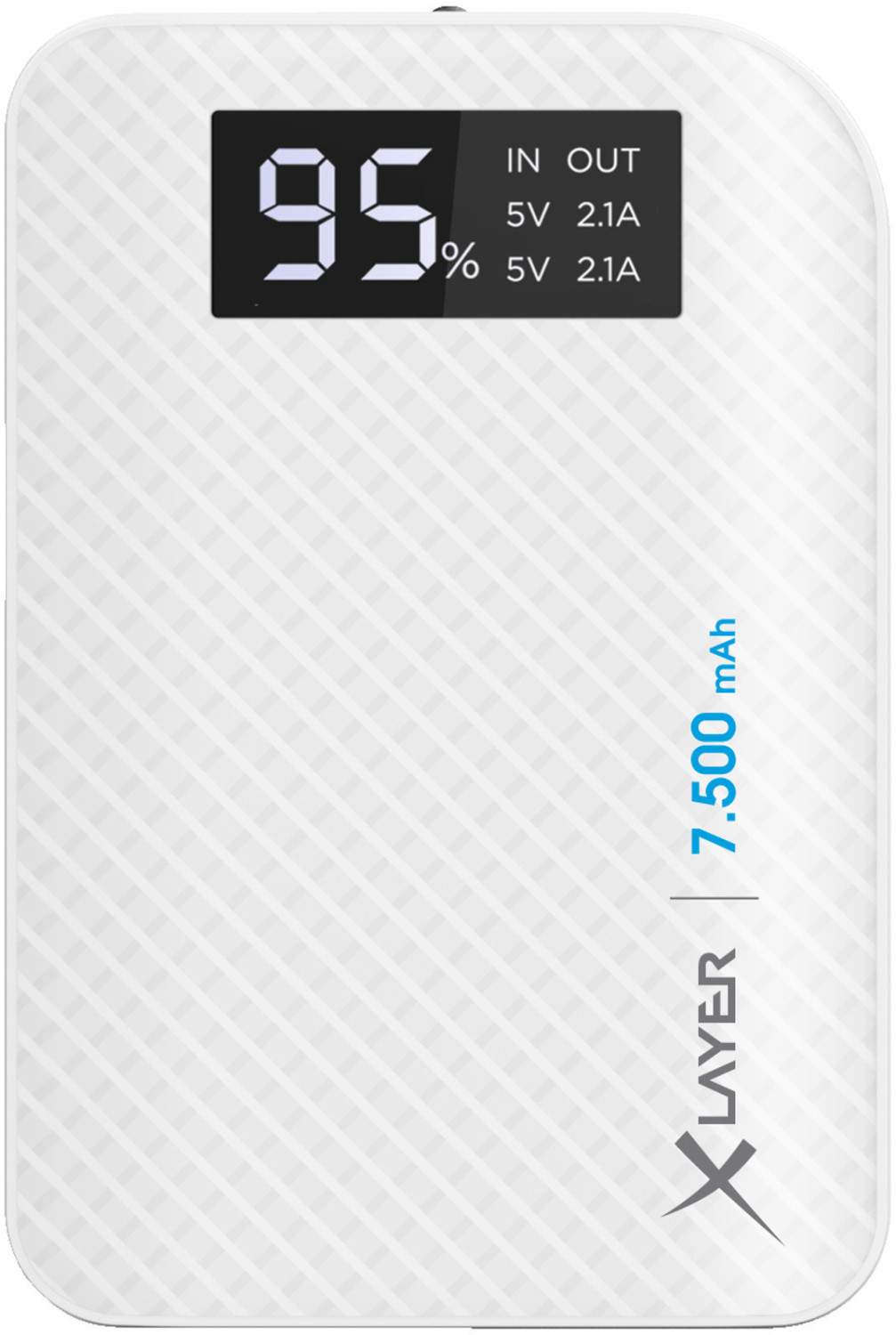 Xlayer Pure Carbon 7500 mAh white
