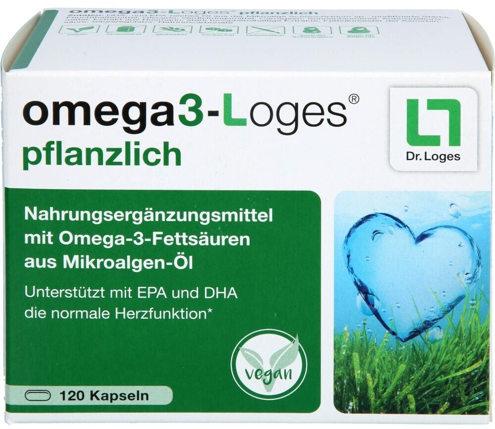 Dr. Loges omega3Loges pflanzlich Kapseln (120 Stk.) ab 32,91