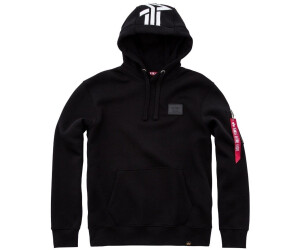 Alpha industries red stripe hoodie hotsell