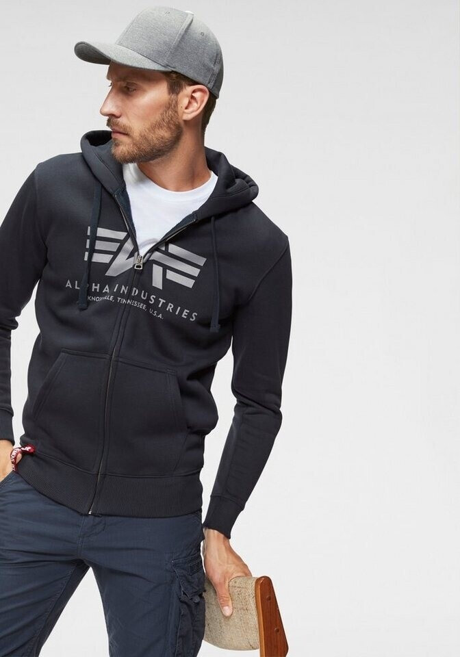 Alpha Industries Basic Zip Hoody rep. blue (178325-07)