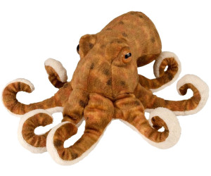 Wild Republic kuscheltier Octopus junior 20 cm Plüsch braun/weiß 