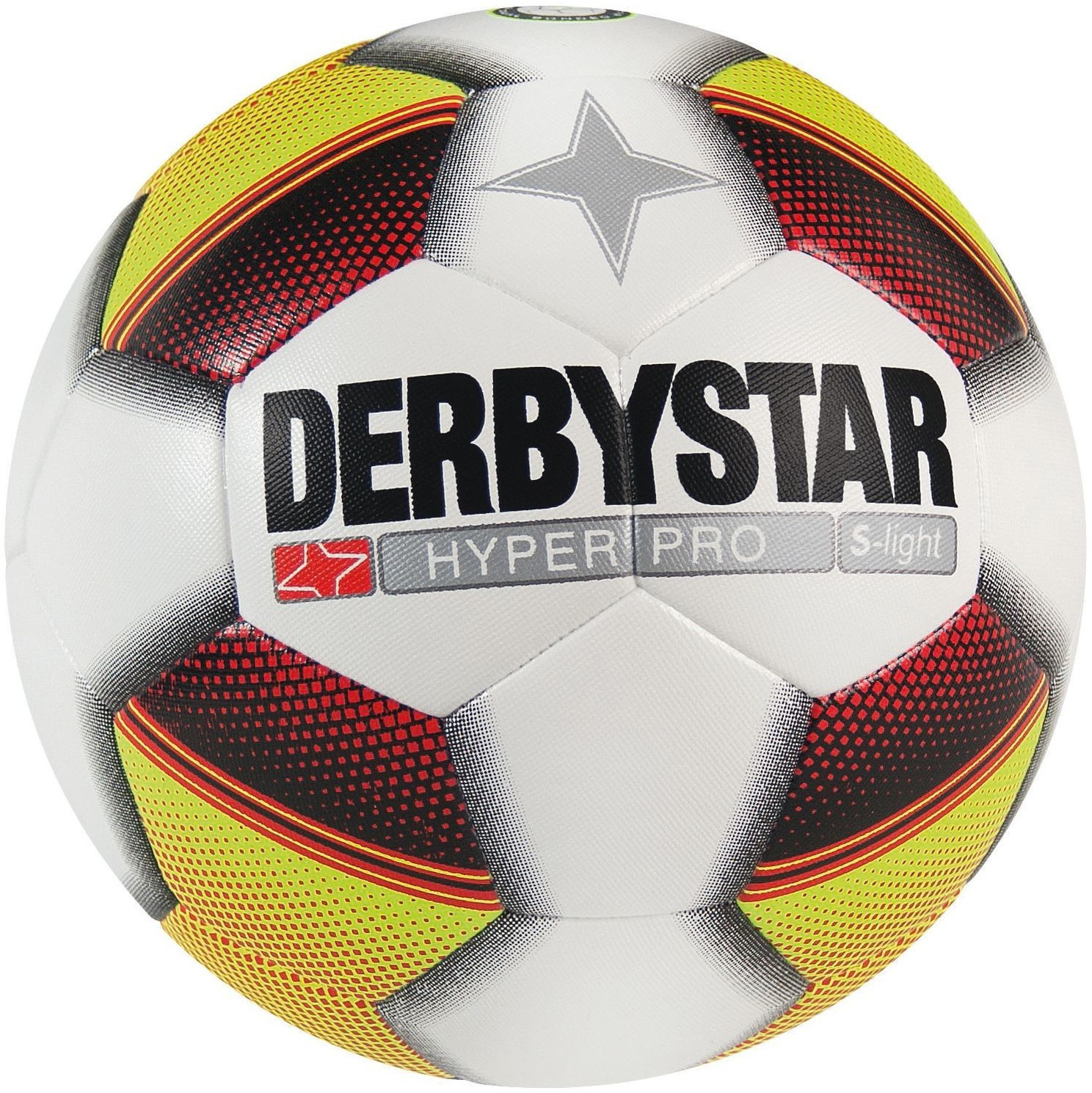 Derbystar Hyper Pro slight blanc/jaune/rouge (taille 5)