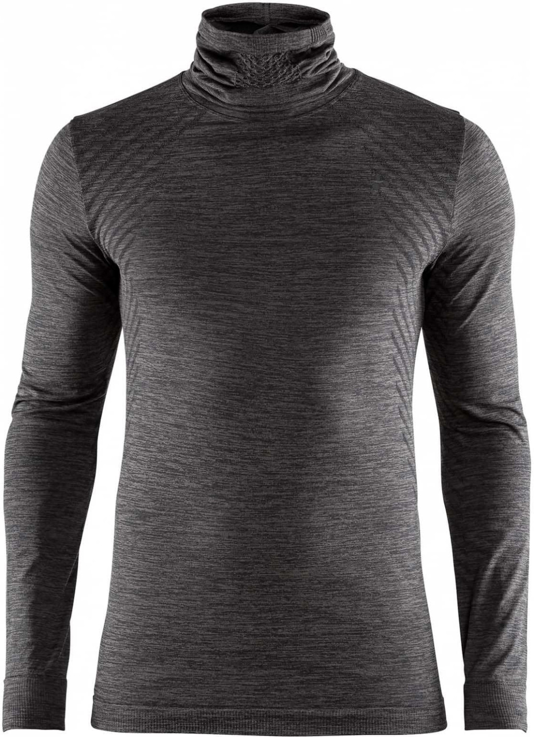 Craft Fuseknit Comfort Longsleeve Turtleneck black melange
