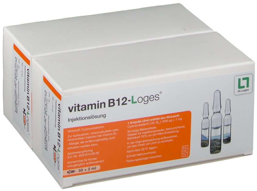 Dr. Loges Vitamin B 12 Loges Injektionslösung Ampullen ab € 7,35