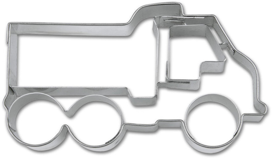 Städter Embossing cookie cutter truck 8 cm stainless steel