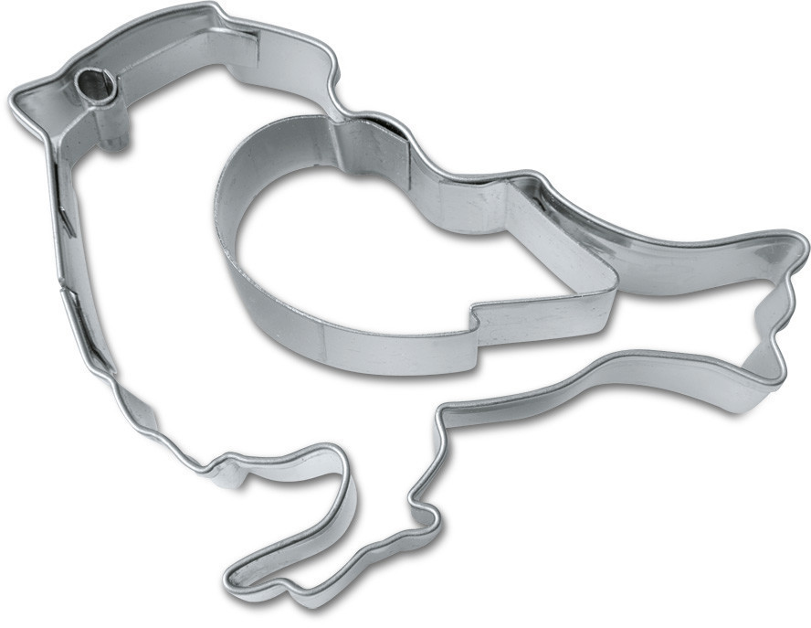 Städter Embossing Cookie Cutter Ulmer Sparrow / Bird 7 cm stainless steel