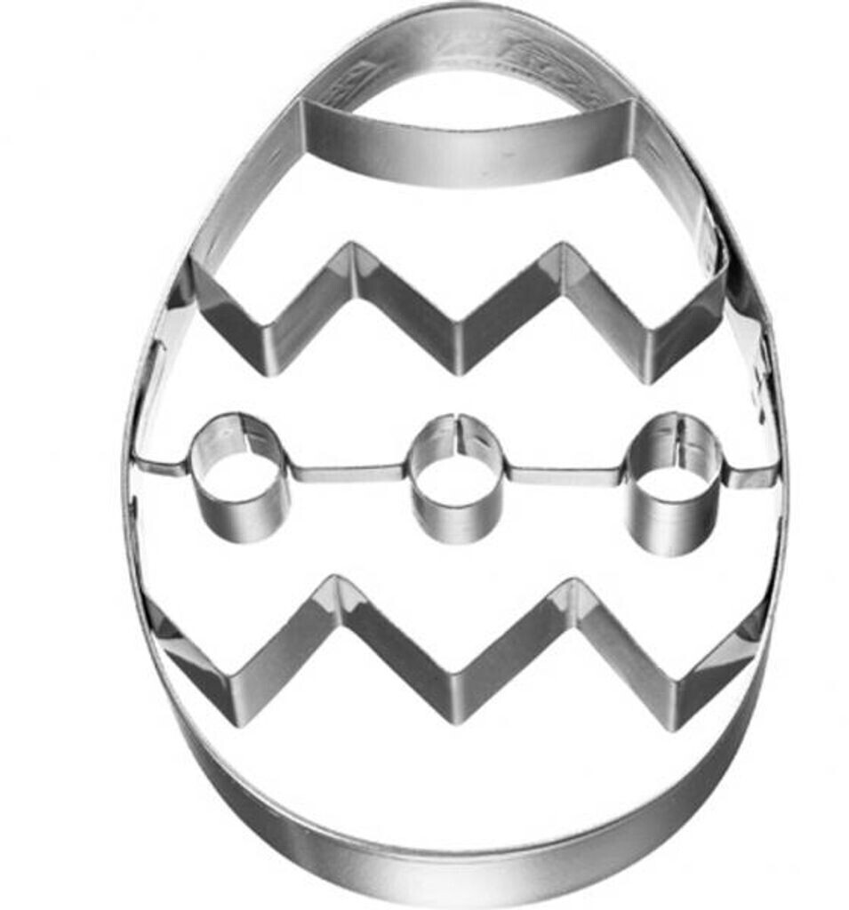 Birkmann Cookie cutter egg 8 cm with internal embossing