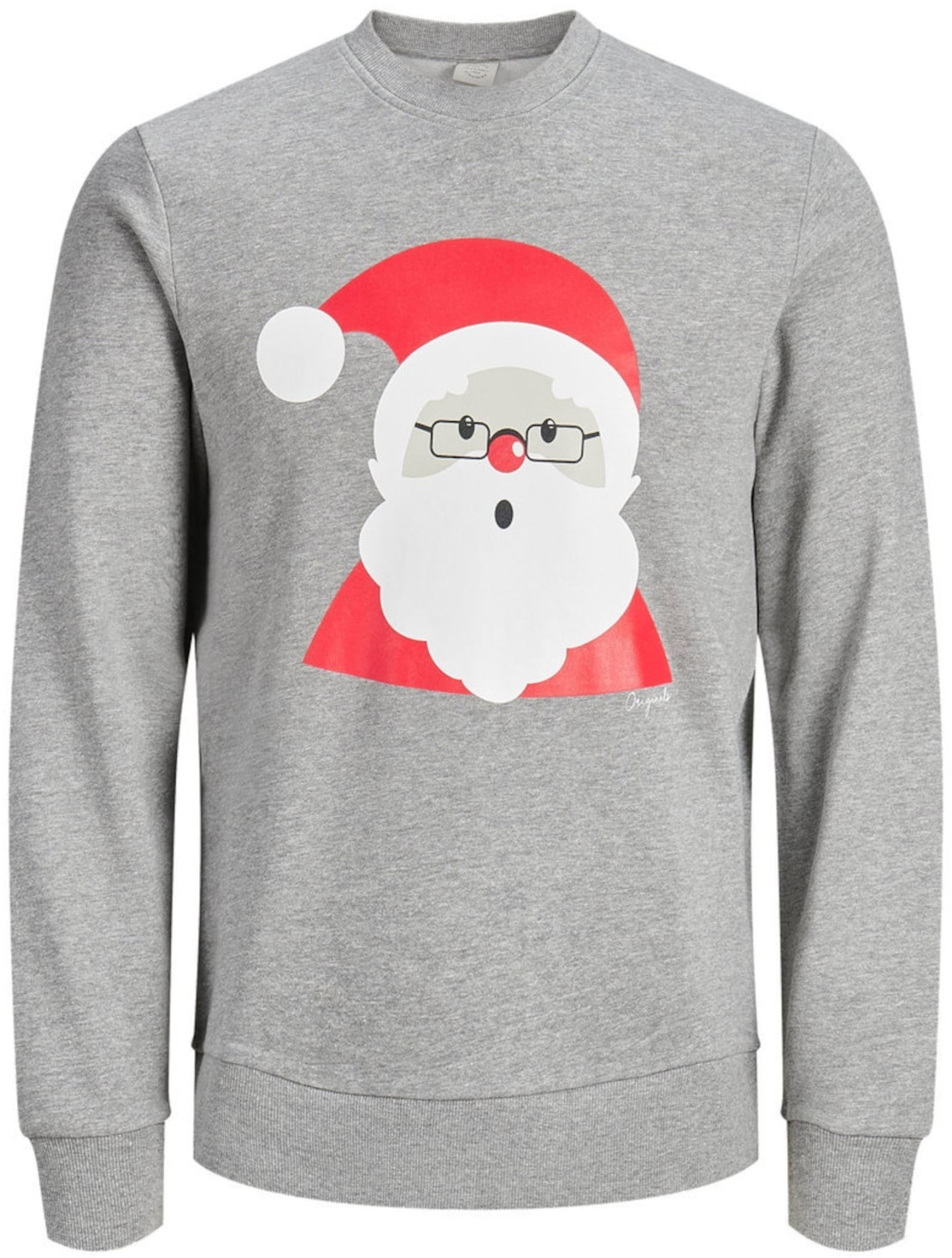 Jack & Jones Christmas Pullover light grey melange (12143339)