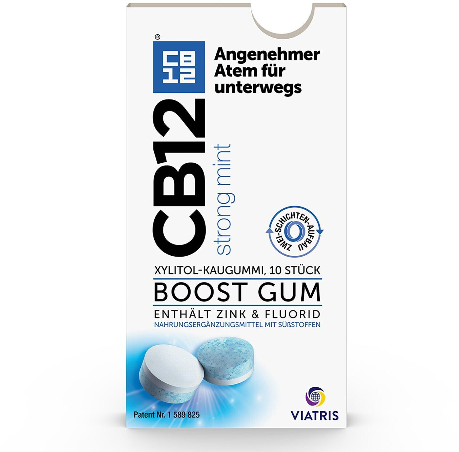 Meda Pharma CB12 boost Strong Mint Kaugummi (10 Stück) ab 2,83
