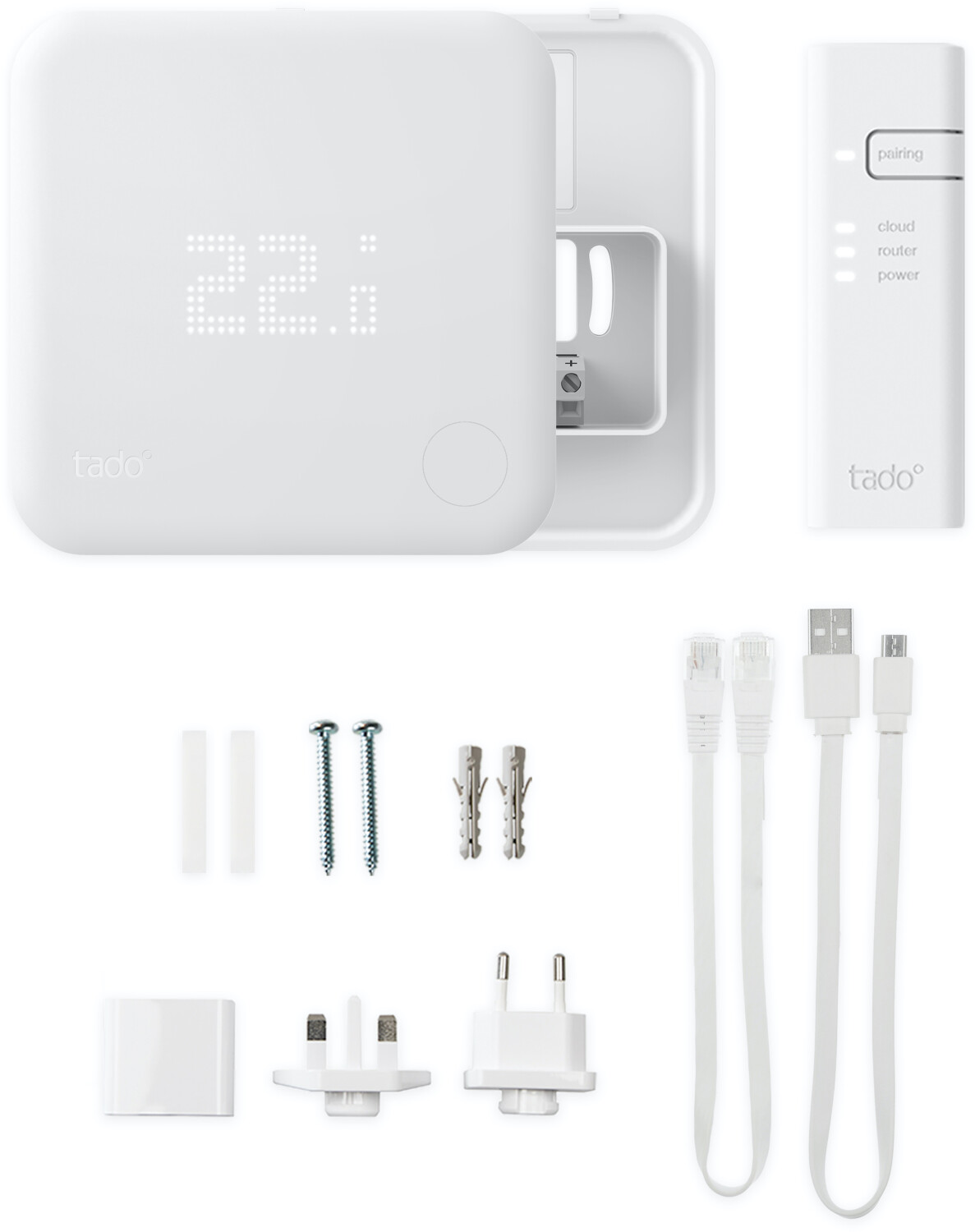 tado° Thermostat intelligent Kit de démarrage V3+