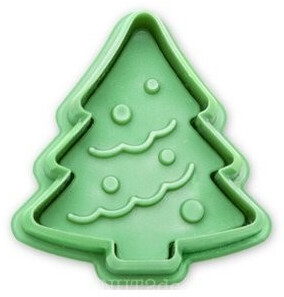 Städter Embossing cookie cutter with ejector Christmas tree