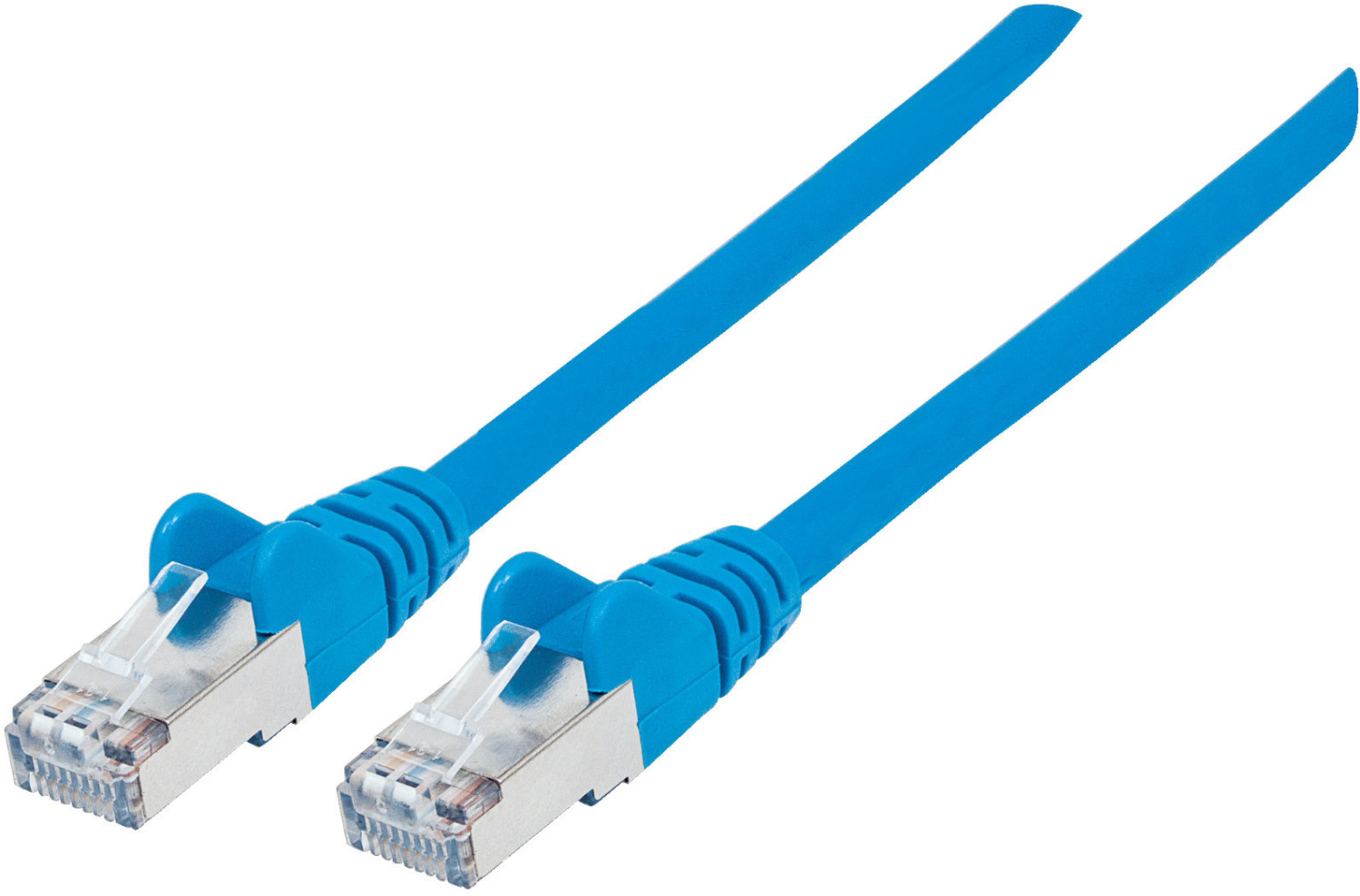 Photos - Ethernet Cable INTELLINET Patch Cable Cat 7 S/FTP 0,25m blue 