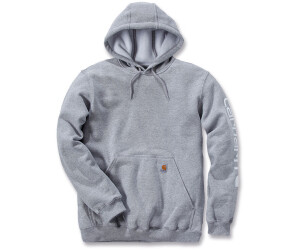 carhartt herren midweight sleeve logo hooded sweatshirt hemd