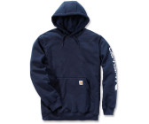 CARHARTT Men's Authentic Hooded Sweatshirt, Signature Sleeve Logo, Hoody,  k288