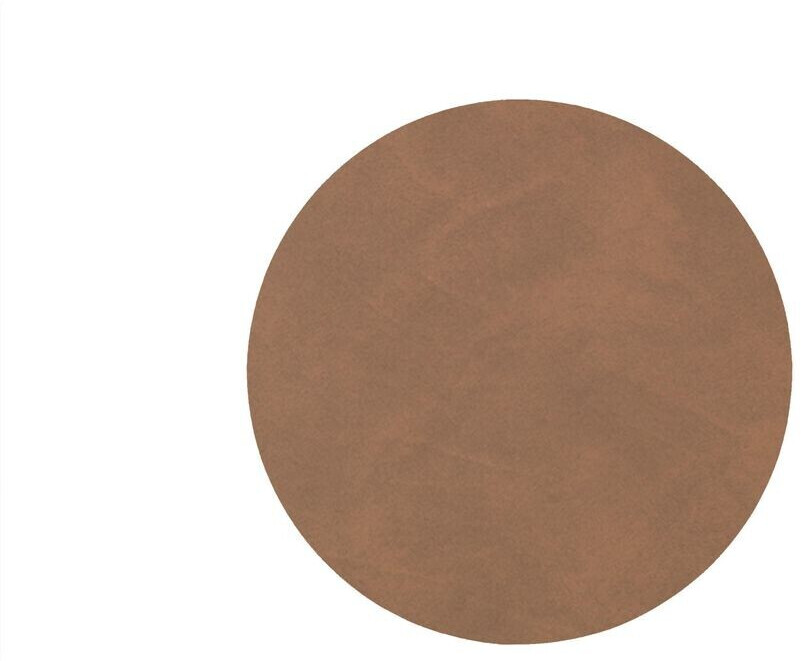 LINDDNA Glass coaster CIRCLE Nupo 10 cm brown