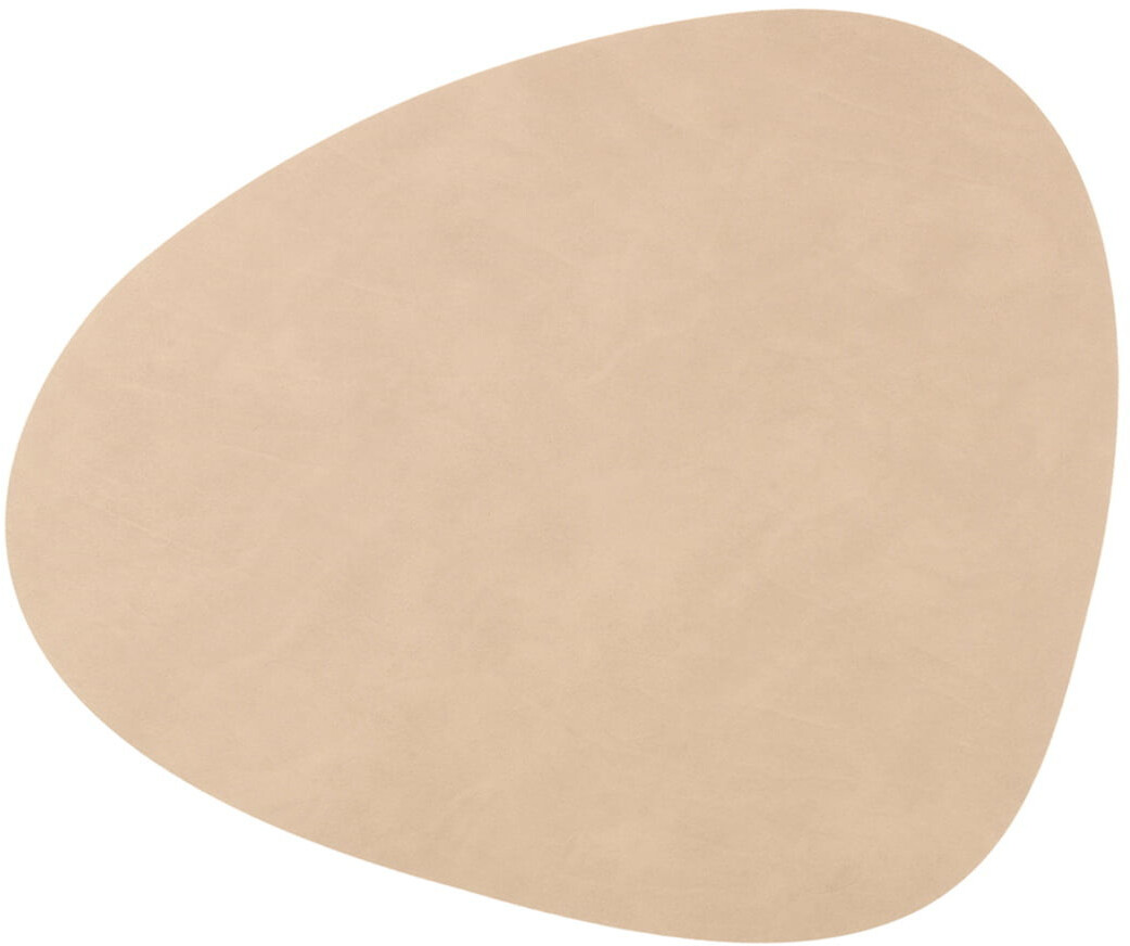 LINDDNA Placemats Nupo CURVE 37 x 44 cm leather beige