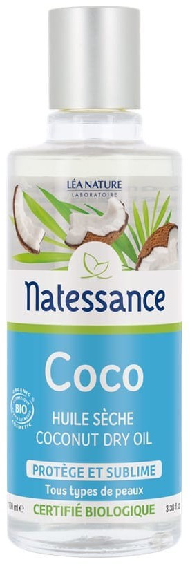 Natessance Huile sèche coco bio (100 ml)