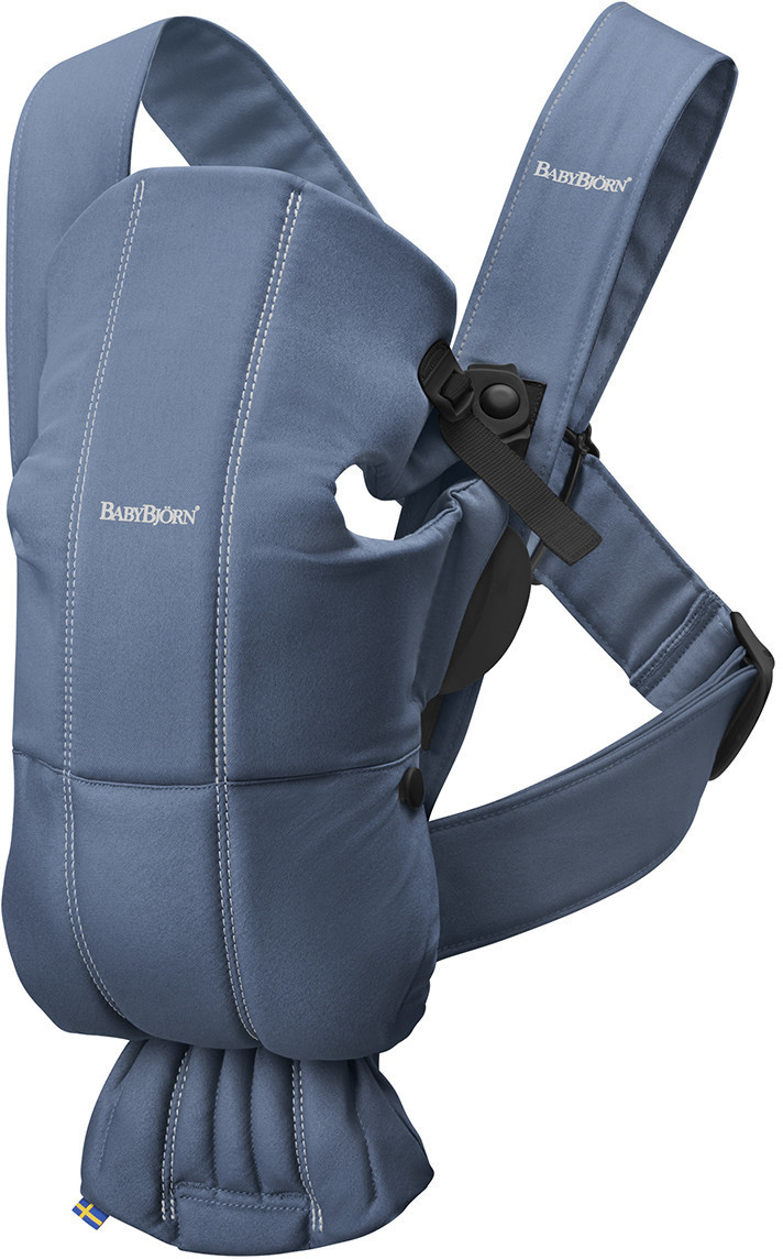 Babybjörn Mini Bleu Indigo - Coton