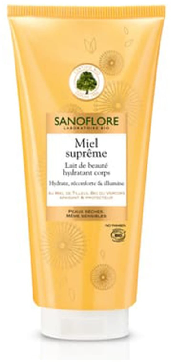 Sanoflore Miel suprême lait de beauté hydratant corps (200 ml)