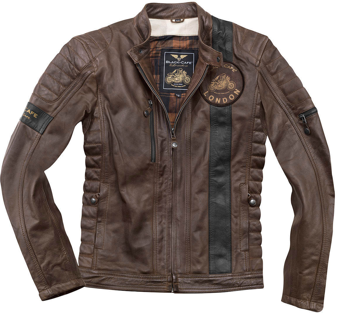 FC-Moto Blouson noir-Cafe London Paris 2019 marron/noir